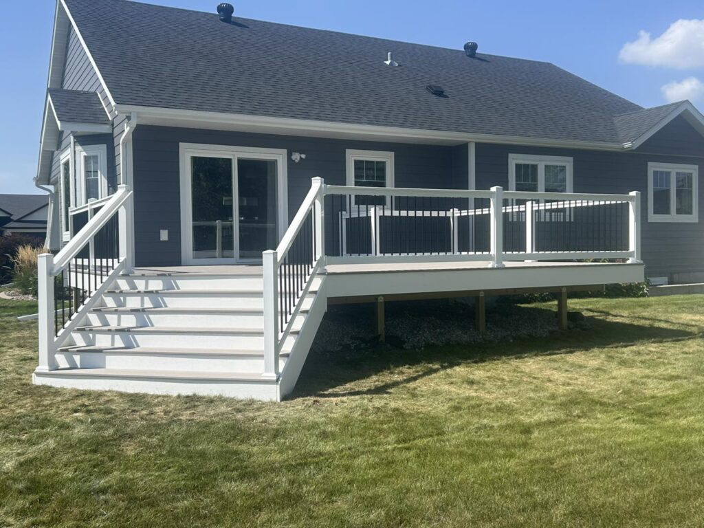 White Pvc Blk Spindles